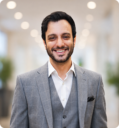 Portrait of Abeer Raza, host of Built to Care